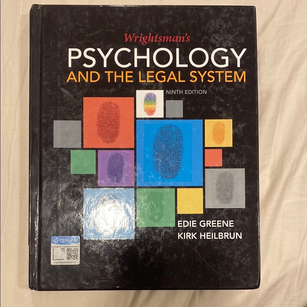 Psychology and the Legal System Textbook